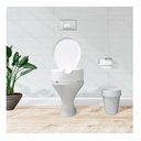 Ver imagem 2 de Assento Sanitário Elevado 13cm Oval Convencional Branco Cipla