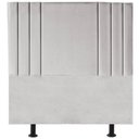 Ver imagem 1 de Cabeceira Cama Box Solteiro Estofada Grécia 90cm Linho:cinza Claro