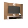 Painel Suspenso Pequeno MDF Sala Estar Quarto Escritório TV Até 47 Polegadas 1 Nicho Form HB Móveis  - 1