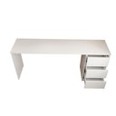 Ver imagem 5 de Mesa para Escritório Norden 3 Gavetas Branca - Panorama Móveis