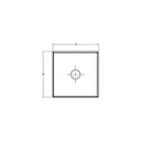 Ver imagem 3 de Fechadura de Segurança Trava Auxiliar 1004 Tetra Chave Roseta Quadrada1 Escovado 40mm Par Stam