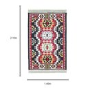 Ver imagem 4 de Tapete pra Sala e Quarto Turco Kilim Dupla Face - 140x215cm