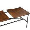 Ver imagem 6 de Banco Decorativo para Varanda Cozinha 3 Lugares Dresden 140cm Grafite Madeira Maciça Rustic Brown