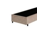 Ver imagem 2 de Base Box Solteiro King 96x203 Suede Bege Bio Box