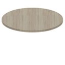 Ver imagem 1 de Tampo Redondo 80 Cm (largura) P25 Pandin Mdp 2,50 Cm (altura) Cor Nogueira Casablanca