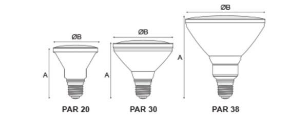 Kit 10 Lâmpadas Halógena Par20 50W 220V Clara - Kian - 3