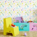 Ver imagem 1 de Papel de Parede Infantil - Trevos Coloridos Arte Destaque 2 Metros