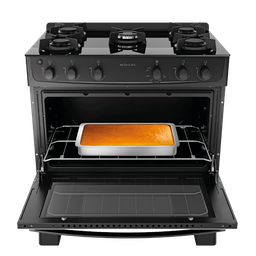 Fogao Atlas Milao Glass 5q Preto - 9