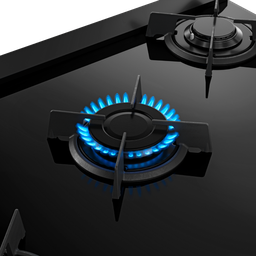 Fogao Atlas Milao Glass 5q Preto - 6