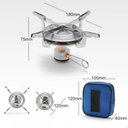 Ver imagem 5 de Fogareiro Portátil Camping Compacto com Controle de Chama Lorben