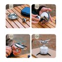 Ver imagem 4 de Fogareiro Portátil Camping Compacto com Controle de Chama Lorben