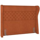 Ver imagem 4 de Kit Cabeceira Cama Box Queen 160 Cm Madrid com Puff Recamier Santorini P05 Bouclê Terracota - Lyam D