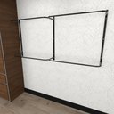Ver imagem 2 de Arara de Roupas Closet Quarto com 7 Peças Cremalheira 200x100 Cm Cor Preto Modelo Clst1p121