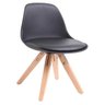 Cadeira Infantil com Assen. Injetado Eames Preto - 1