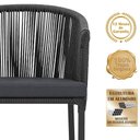 Ver imagem 3 de Mesa com 4 Cadeiras e Noronha Estofado 11 Trama Original Preto