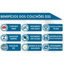 Ver imagem 4 de Cama Box Solteiro: Colchão Ortopédico Orthoflex D33/ep Anatômico Matera + Base Clean(88x188)