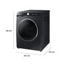 Lavadora de Roupas Wd14t Samsung 14kg Black Inox Look 220v Wd14t504dsbfaz - 2