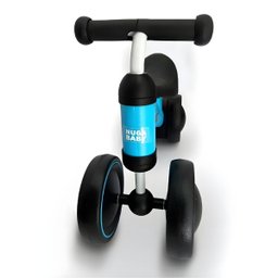 Bicicleta Infantil Nuga sem Pedal 4 Rodas Azul - Segurança e Diversão - 5