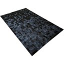 Ver imagem 2 de Tapete De Couro Preto tingido 1,50x2,50 Com Bordas
