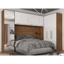Ver imagem 1 de Quarto Modulado Completo Casal 09 Portas 06 Gavetas c/ Espelho Irlanda Amendola Branco Demóbile
