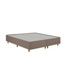 Ver imagem 6 de Kit Cama Box King e Cabeceira em Madeira Maciça Estofada Espresso Móveis Marrom