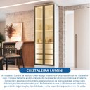 Ver mais imagens de Cristaleira 2 Portas com LED e 4 Gavetas em MDF Branco Lumini