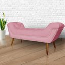 Ver imagem 2 de Recamier Sofá Divã Namoradeira Sienna 90cm Solteiro Suede