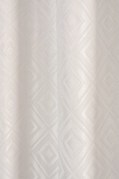 Cortina estampada cinza claro para sala e quarto 4,00m x 2,70m ilhos e varao Montreal - 2