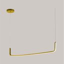 Ver imagem 7 de Luminária Pendente Led Integrado Moderno 3000k 22w Dourado