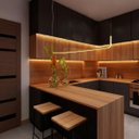 Ver imagem 4 de Luminária Pendente Led Integrado Moderno 3000k 22w Dourado