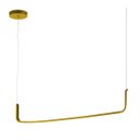 Ver imagem 1 de Luminária Pendente Led Integrado Moderno 3000k 22w Dourado