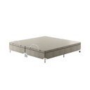 Ver imagem 2 de Base Box Baú Bipartido Queen Spubio Incofal Marrom Claro 158x198x40cm