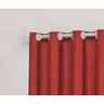 Cortina Tecido Semi Blackout Vermelha 2,20M Janela Madrid - 2