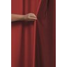 Cortina Tecido Semi Blackout Vermelha 2,20M Janela Madrid - 3