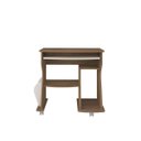 Ver imagem 3 de Escrivaninha/ Rack para Computador Artely 160 com Nicho e Prateleira - Pinho com Off White