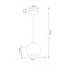 Luminária Pendente Luna Premium Cozinha Sala Quarto Alumínio:rosé - 3