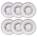 Ver imagem 1 de 6 Pratos Hambúrguer Lanche Chicago Porcelana Decorada 25cm