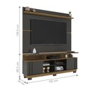 Ver imagem 4 de Home para TV até 75 Polegadas Nexa 182cm MDP com Rack Grafite Freijó Leão Móveis