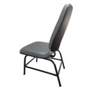 Ver imagem 4 de Cadeira Cadeirão Reforçado Estofado Maxx Reforçada Suporta até 180 Kg Courvin Cinza