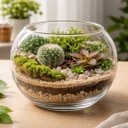 Ver imagem 2 de Aquário de Vidro Vaso Gigante Terrário para Arranjo Flor Decoração 9,8 Litros