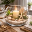 Ver imagem 3 de Aquário de Vidro Vaso Gigante Terrário para Arranjo Flor Decoração 9,8 Litros
