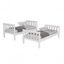 Ver imagem 6 de Treliche Solteiro com Cama Auxiliar 100% Mdf Incluso Proteçãoescada e 3 Colchões D20