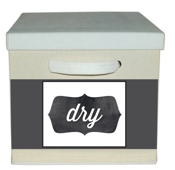 Caixa Organizadora com Alça Branca Dry - 1