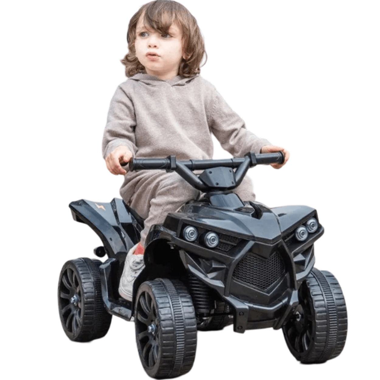 Quadriciclo Eletrico Shiny Toys Mini Atv Bambi Racer 6v Preto