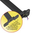 Ver imagem 7 de Suporte Refletor Base Reta Braço 100 Cm Preto