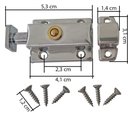 Ver imagem 2 de Fechadura Semiautomática de Aço, Fecho Trinco Tramela