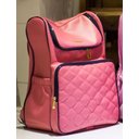 Ver imagem 3 de Mochila Bolsa Maternidade Impermeável Enxoval Bebê Original Mithi Rosa Escuro