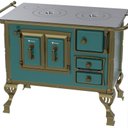 Ver imagem 6 de Fogao a Lenha N 1 Colonial Turquesa Sem Tampa Sd