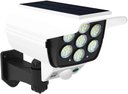 Ver imagem 1 de Super Luminaria Formato Camera Falsa Led Potente Moderna + Segurança 7 Cobs 42 Super Leds