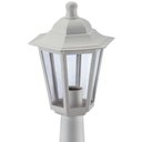Ver imagem 5 de 12 Balizadores Clássicos Brancos Luminárias Chão Jardim Lente Transparente Grego Dital